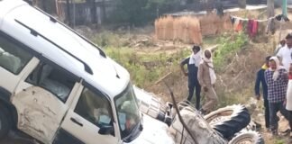 मिर्जापुर के सेमरा प्रताप गांव के पास स्कार्पियो-ट्रैक्टर की भिड़ंत में युवक की मौत
