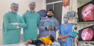 एपेक्स ट्रस्ट हॉस्पिटल में दूरबीन विधि द्वारा 2 वर्षीय मासूम की बची जान