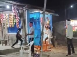 मिर्जापुर -गाड़ी हटाने के विवाद में दबंगों का उत्पात, जनरल स्टोर में तोड़फोड़