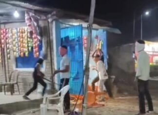 मिर्जापुर -गाड़ी हटाने के विवाद में दबंगों का उत्पात, जनरल स्टोर में तोड़फोड़