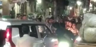 बीजेपी जिला महामंत्री के परिजनों से सड़क पर विवाद, वीडियो वायरल