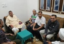 तोड़फोड़ मामले में श्रद्धा नर्सिंग होम पहुंचे विधायक