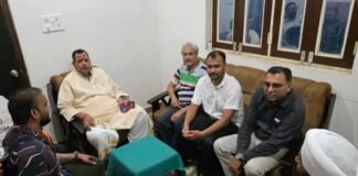 तोड़फोड़ मामले में श्रद्धा नर्सिंग होम पहुंचे विधायक