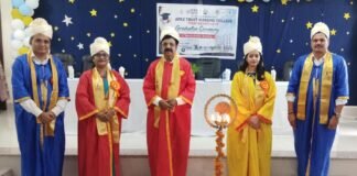 एपेक्स ट्रस्ट नर्सिंग कॉलेज, चुनार में द्वितीय बी.एससी. नर्सिंग बैच का भव्य दीक्षांत समारोह संपन्न*