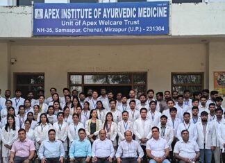 एपेक्स के बीएएमएस द्वितीय बैच के छात्रों ने विश्वविद्यालय परीक्षा परिणामों में लहराया परचम*