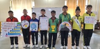 सेठ द्वारका प्रसाद बजाज एजुकेशन सेंटर में अंग्रेजी वाक्पटुता प्रतियोगिता का आयोजन