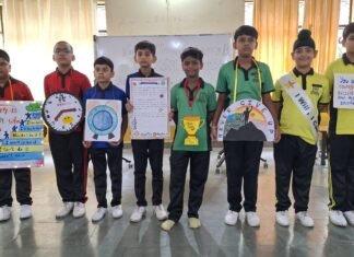 सेठ द्वारका प्रसाद बजाज एजुकेशन सेंटर में अंग्रेजी वाक्पटुता प्रतियोगिता का आयोजन