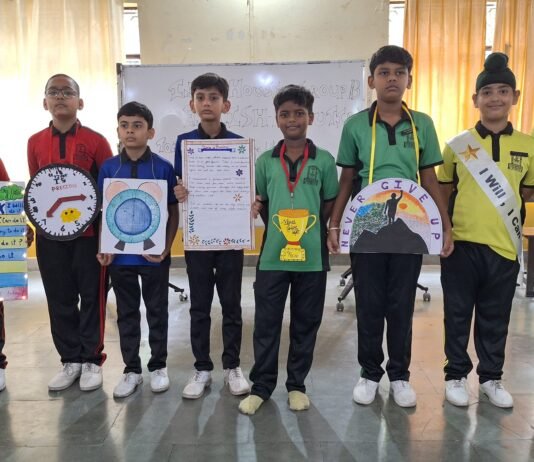 सेठ द्वारका प्रसाद बजाज एजुकेशन सेंटर में अंग्रेजी वाक्पटुता प्रतियोगिता का आयोजन