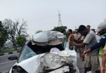 मिर्जापुर में दर्दनाक सड़क हादसा, प्रतापगढ़ निवासी पति-पत्नी की मौके पर मौत