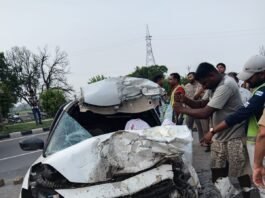 मिर्जापुर में दर्दनाक सड़क हादसा, प्रतापगढ़ निवासी पति-पत्नी की मौके पर मौत