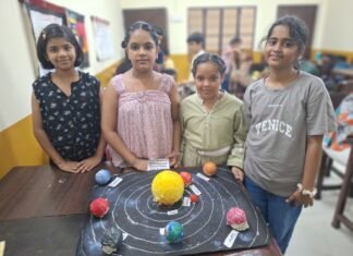 मॉडल निर्माण प्रतियोगिता में विद्यार्थियों ने दिखाई रचनात्मकता और नवाचार