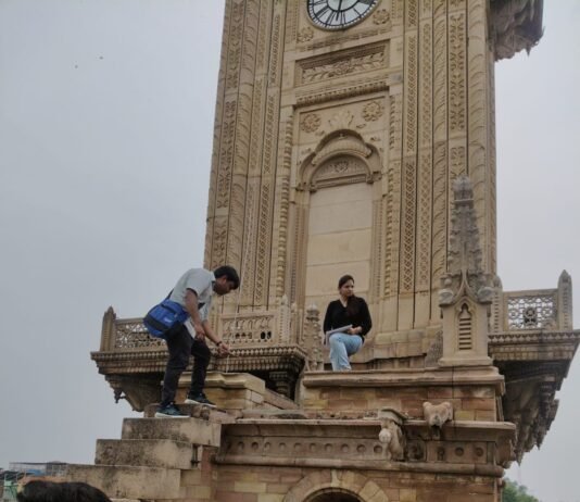 दिल्ली की विशेषज्ञ टीम ने किया निरीक्षण, जल्द शुरू होगा घंटाघर का कायाकल्प
