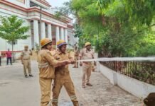 न्यायालय परिसर की सुरक्षा परखी गई, वृहद मॉक ड्रिल का सफल आयोजन