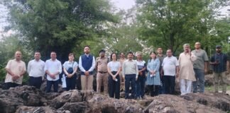 सलखन फॉसिल्स पार्क पहुंचा नीति आयोग-जाइका का प्रतिनिधिमंडल, जाना करोड़ों वर्ष पुराने जीवाश्मों का महत्व