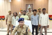 मिर्जापुर में अंतरराज्यीय वाहन चोर गैंग का पर्दाफाश, 4 गिरफ्तार, चोरी की 7 बाइक बरामद