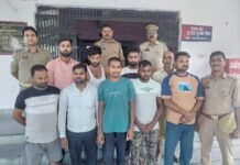 ट्रक हादसे के बाद कुदारन चौराहे पर पुलिस से मारपीट मामले में नौ गिरफ्तार