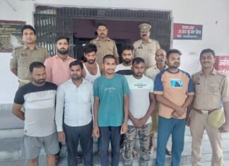 ट्रक हादसे के बाद कुदारन चौराहे पर पुलिस से मारपीट मामले में नौ गिरफ्तार