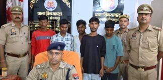 मिर्जापुर में11 चोरी के मोबाइल के साथ 7 आरोपी पकड़े गए