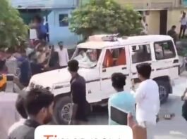 अहरौरा में एक करोड़ मुआवजे की मांग को लेकर हंगामा
