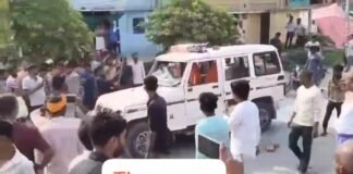 अहरौरा में एक करोड़ मुआवजे की मांग को लेकर हंगामा