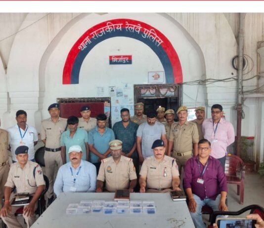 ट्रेनों में यात्रियों का सामान चोरी करने वाले अंतरराज्यीय “साँसी गैंग” के चार सदस्य गिरफ्तार