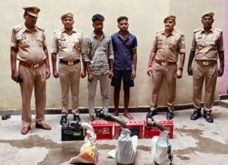मड़िहान पुलिस द्वारा चोरी का खुलासा, बाल अपचारी समेत तीन हिरासत में