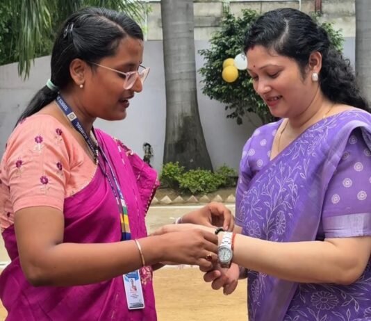 डॉ सरला सर्राफ पब्लिक स्कूल में हर्षोल्लास के साथ मनाया गया मित्रता दिवस