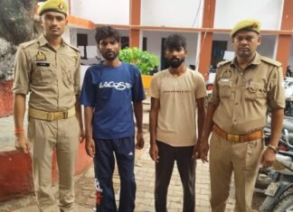 मिर्जापुर: सर्राफा दुकान में चोरी का खुलासा, दो आरोपी गिरफ्तार, आभूषण व नकदी बरामद