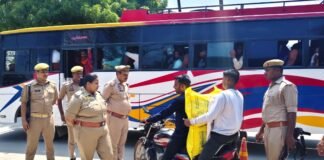 कांवड़ यात्रा मार्ग का एसपी ने किया निरीक्षण, पुलिसकर्मियों को दिए सुरक्षा के निर्देश
