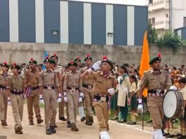 सेठ द्वारका प्रसाद बजाज एजुकेशन सेंटर में स्वतंत्रता दिवस समारोह देशभक्ति की भावना के साथ मनाया गया