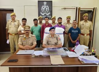 मड़िहान पुलिस ने वाहन चोरी के मामले में पांच शातिर चोरों को दबोचा, चोरी की बाइक बरामद