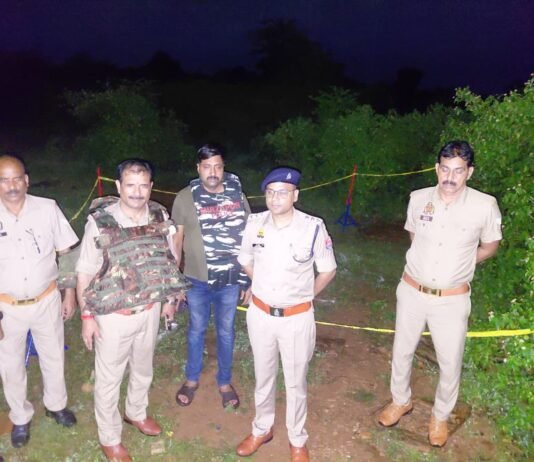 मीरजापुर में पुलिस मुठभेड़: शातिर लुटेरा पैर में गोली लगने के बाद गिरफ्तार