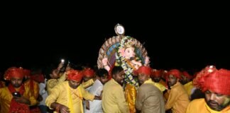 अटल चौक के राजा गणेश जी की भव्य विसर्जन यात्रा में उमड़ा आस्था का सैलाब