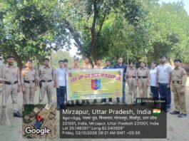 बजाज स्कूल के एनसीसी कैडेट्स ने श्रमदान कर दिया स्वच्छता का संदेश