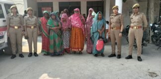 मिर्जापुर में चोरी करने वाले गिरोह की आठ महिलाएं गिरफ्तार