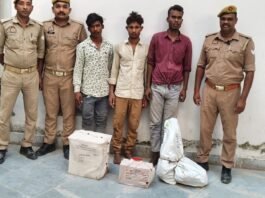 मिर्जापुर में चोरी, दुष्कर्म और जुए के मामलों में पुलिस की कार्रवाई, 7 जुआरी गिरफ्तार
