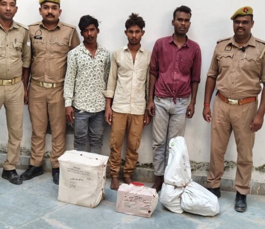 मिर्जापुर में चोरी, दुष्कर्म और जुए के मामलों में पुलिस की कार्रवाई, 7 जुआरी गिरफ्तार