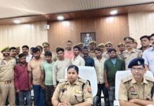 मिर्जापुर में अंतरराज्यीय खरवार गैंग का भंडाफोड़, 8 गिरफ्तार