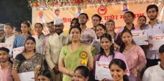 पूर्व आईएएस दिव्या मित्तल की मौजूदगी में साहू समाज ने किया भारत यात्रा का भव्य स्वागत